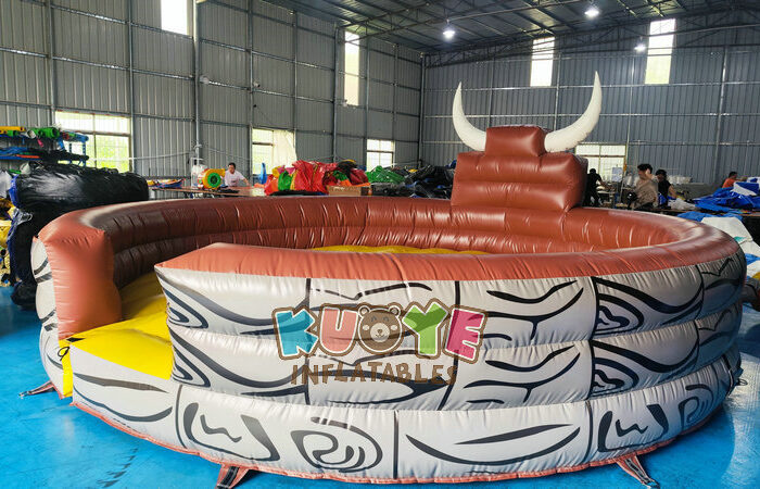 SP260 Round Rodeo Bull Inflatable Mattress Sports/Interactive Games for sale 2
