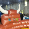 Round Rodeo Bull Inflatable Mattress