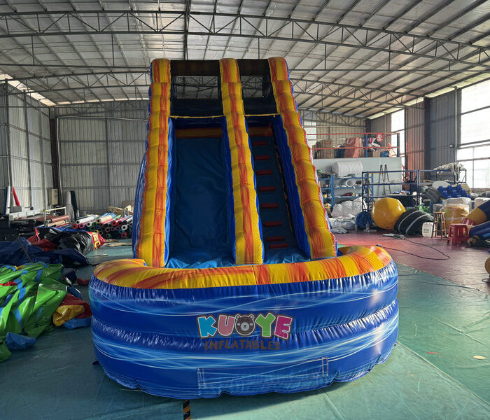 WS371 Inflatable 15ft Melting Arctic W/pool Water Slide Water Slides for sale 2