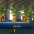 WS372 Custom Design PVC Inflatable Water Slide - Beach Theme (12)