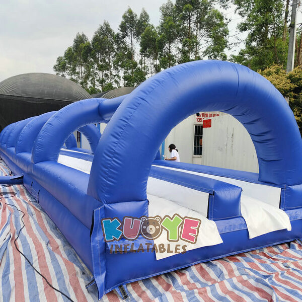 WS374 (7) 130ft Long Double Lane Inflatable Slip And Slide