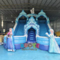 Frozen Dual Lane Inflatable Water Slide
