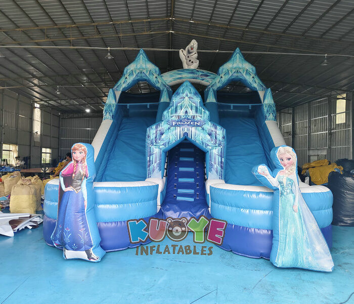 WS376 Frozen Dual Lane Inflatable Water Slide Water Slides for sale 2