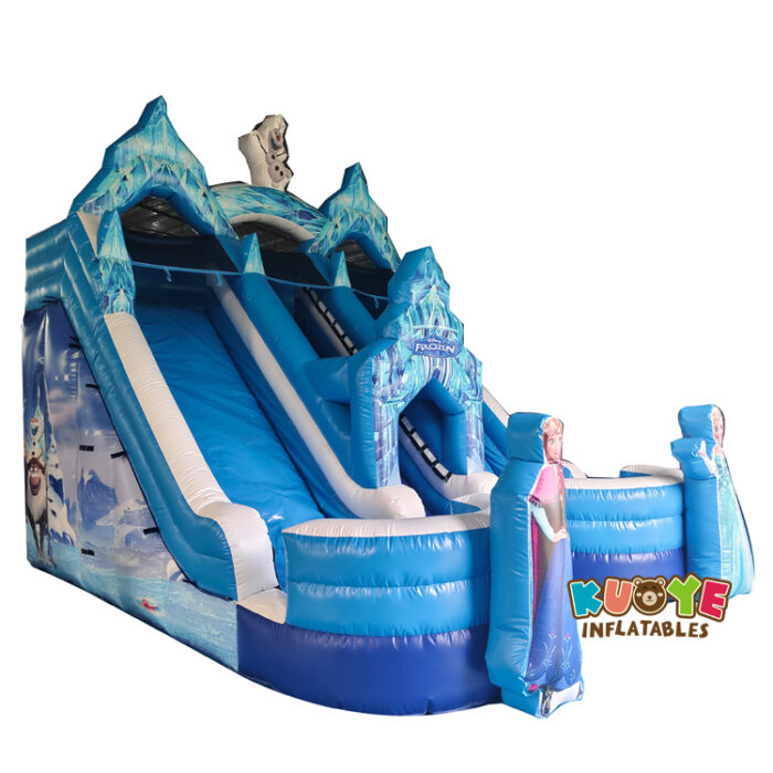 WS376 Frozen Dual Lane Inflatable Water Slide Water Slides for sale