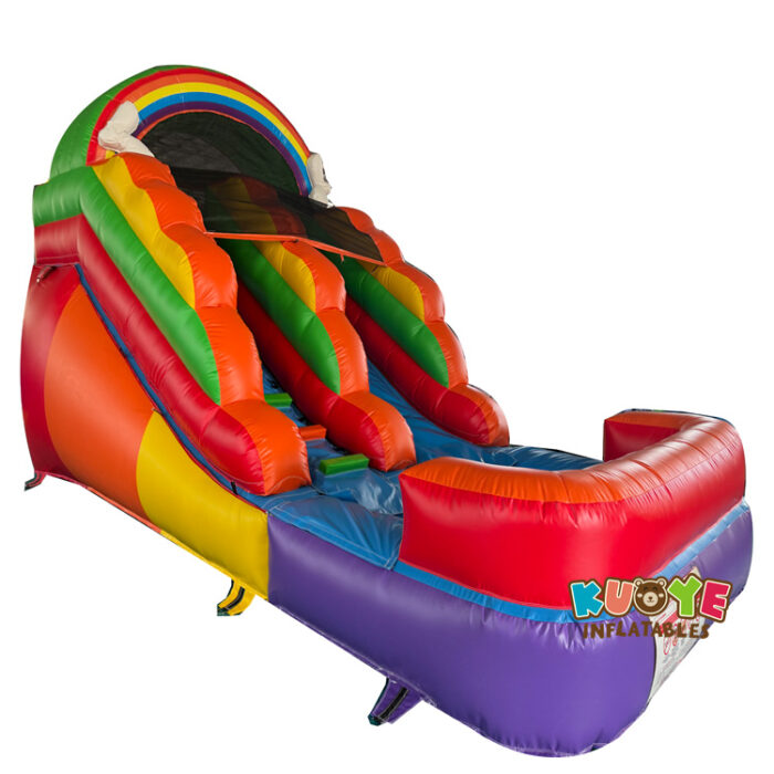 WS381 12ft Rainbow Water Slide for Back Yard Water Slides for sale