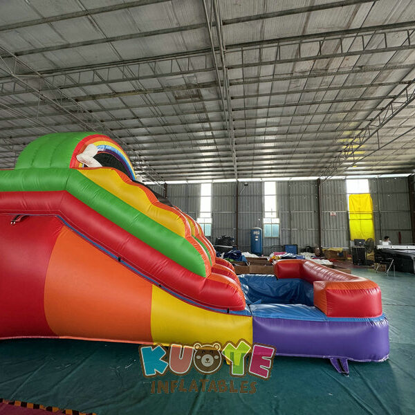WS381 - (8) WS381 12ft Rainbow Water Slide for Back Yard