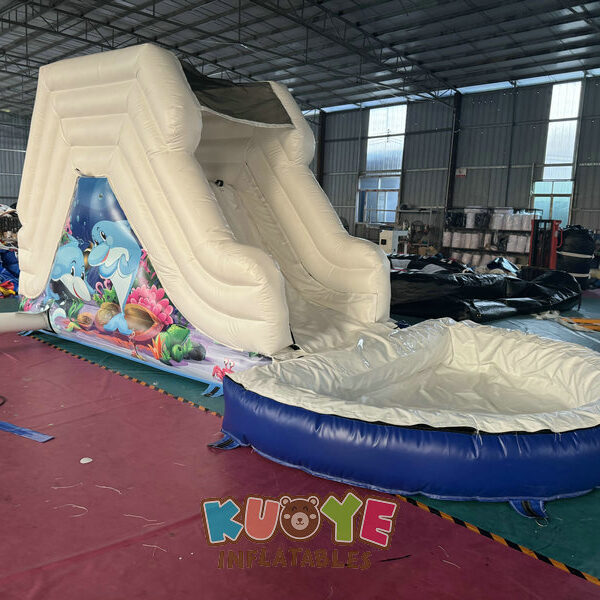 WS384 (5) https://kuoyeinflatables.com/product/ws384-tropical-dolphin-water-slide/