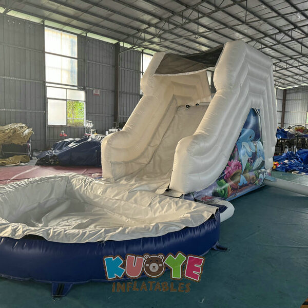 WS384 (7) https://kuoyeinflatables.com/product/ws384-tropical-dolphin-water-slide/