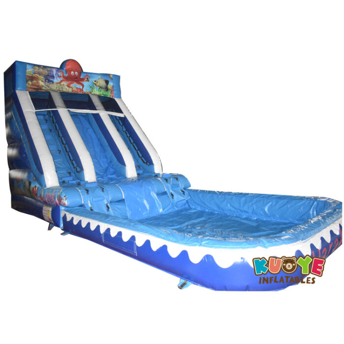 WS387 Octopus Slide with A Expansive Pool Fun Water Slides for sale