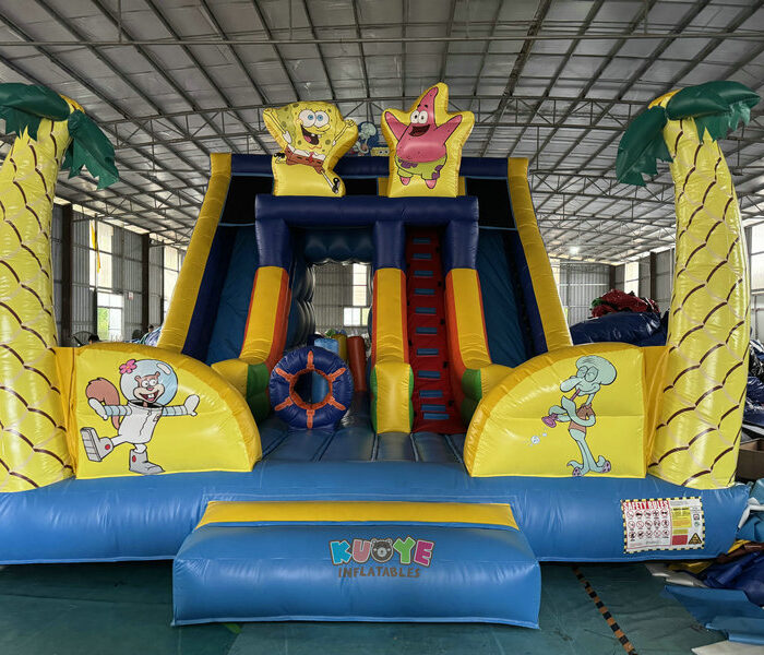 SL177 Inflatable Spongebob Slide Inflatable Slides for sale 2