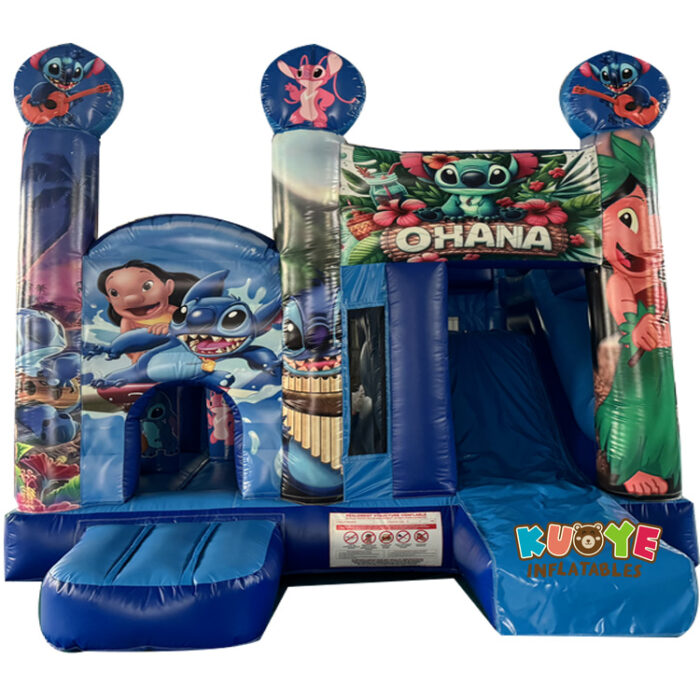 CB539 Stitch Bouncy Castle Slide Combo Units for sale