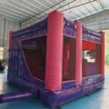 Purple Pink Jumper Slide with Banner