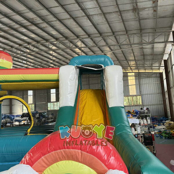微信图片_20250121150744 Wet/Dry Rainbow Bounce House Slide Combo