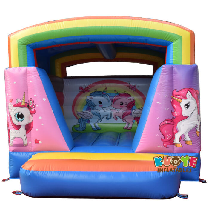 BH284 Unicorn Rainbow Bounce House Bounce Houses for sale