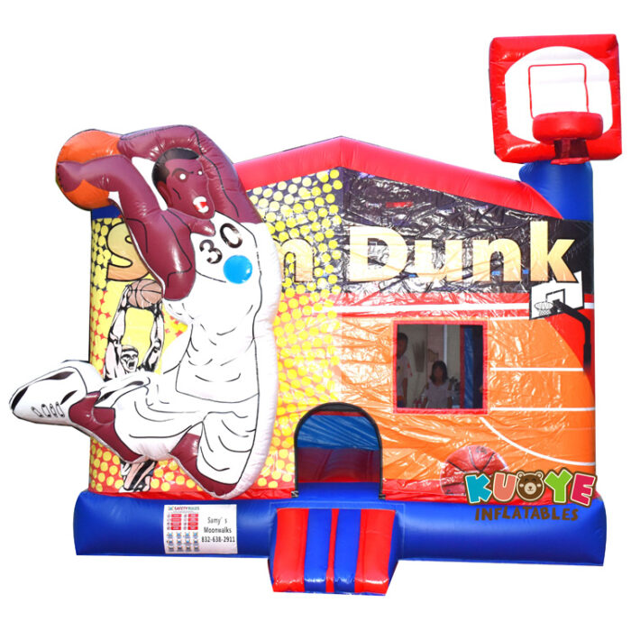 BH289 Slam Dunk Bounce House with Basketball Hoop Bounce Houses for sale