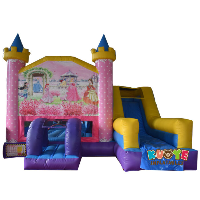 CB556 Princess Bounce House Slide Combo Combo Units for sale
