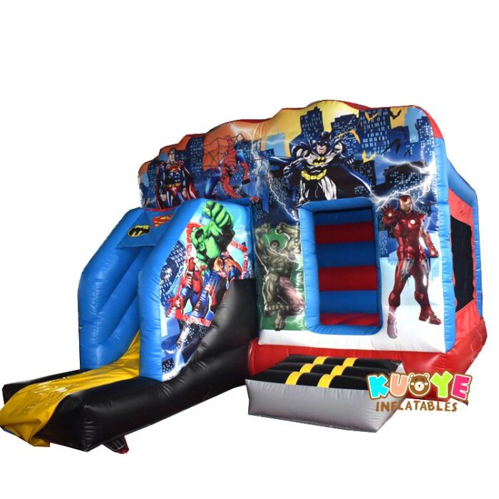 CB557 Super Hero Bouncy Castle Slide Combo Combo Units for sale