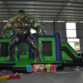 The 3D Hulk Bounce House Slide Combo