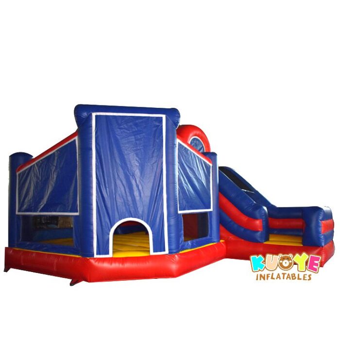CB561 Commercial Bounce House Slide Combo With Velcro For Attach Banner Combo Units for sale