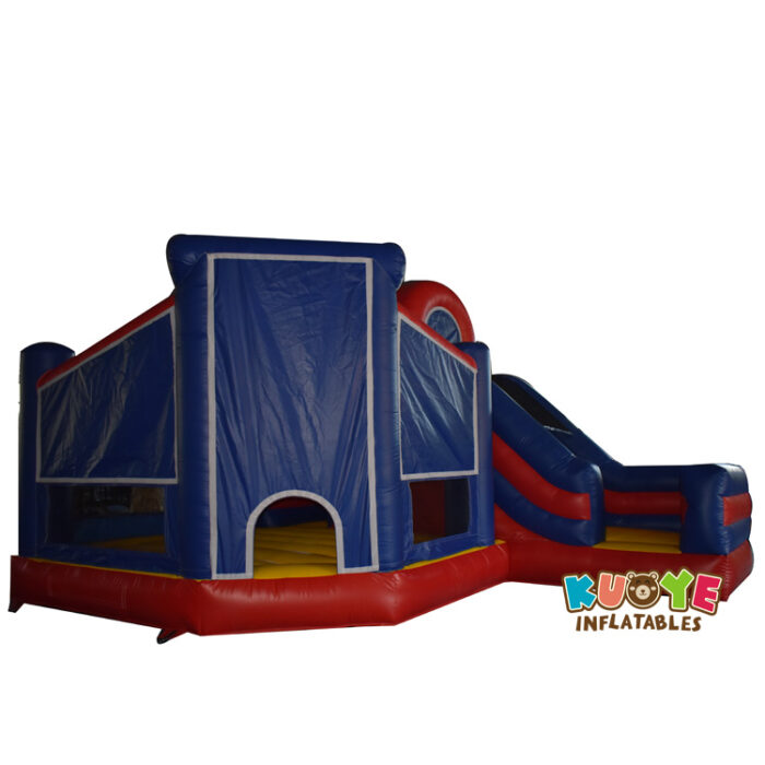 CB561 Commercial Bounce House Slide Combo With Velcro For Attach Banner Combo Units for sale