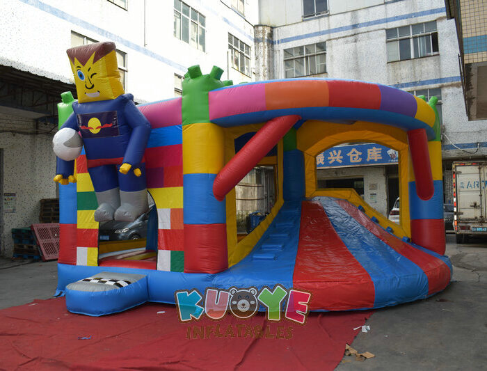 CB569 Lego Commercial Bouncy Castle Slide Combo Units for sale 2