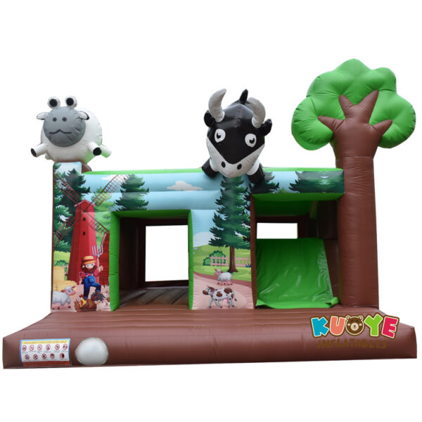 CB576 Multifun Farm Inflatable Bouncer with Slide