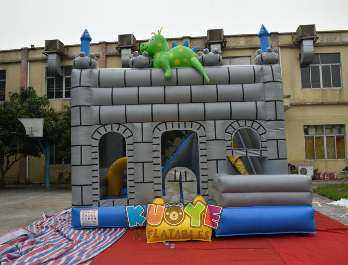 CB578 Dragon Bouncy Castle with Slide Combo Units for sale 2