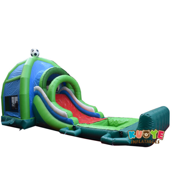 Football Theme Bounce House Slide Combo