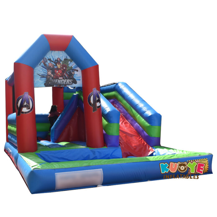CB587 Avengers Wet/dry Bounce House Slide Combo Combo Units for sale