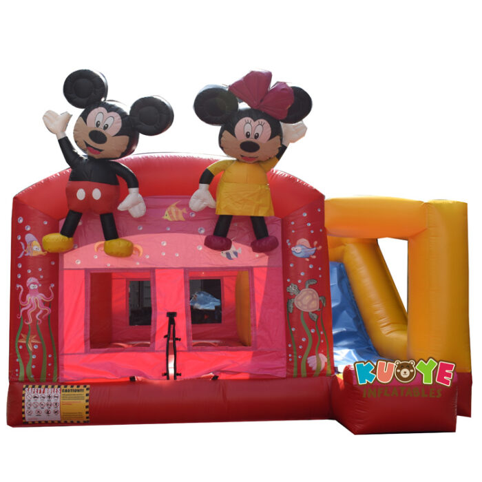 CB593 Commercial 16x13x10ft Slide Combo Jungle Bouncy Castle Combo Units for sale