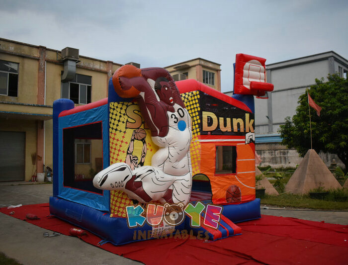 BH289 Slam Dunk Bounce House with Basketball Hoop Bounce Houses for sale 2