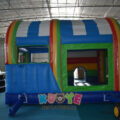 3D Unicorn Rainbow Bouncy Castle Slide Combo