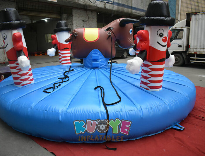 SP279 Pull Riding Inflatable Bounce Riding Bull Sports/Interactive Games for sale 2