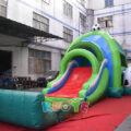 Football Theme Bounce House Slide Combo