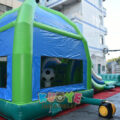 Football Theme Bounce House Slide Combo