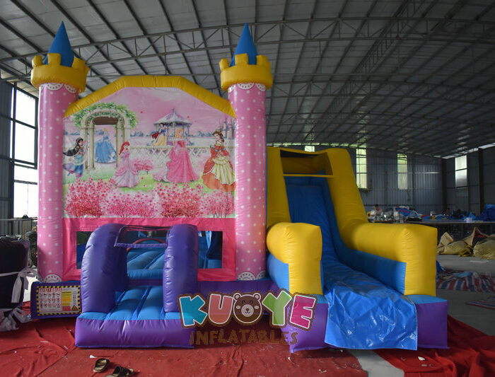 CB556 Princess Bounce House Slide Combo Combo Units for sale 2