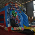 Super Hero Bouncy Castle Slide Combo