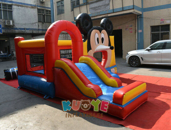 CB588 Mickey Mouse Bouncy Castle Slide Combo Combo Units for sale 2