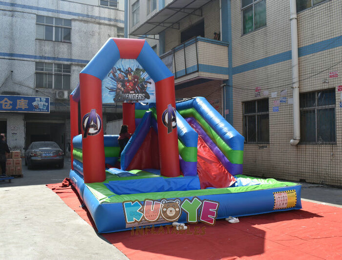 CB587 Avengers Wet/dry Bounce House Slide Combo Combo Units for sale 2