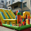 SL208 Mickey House Inflatable Slide