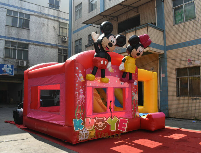 CB593 Mickey and Minnie Bounce House Slide Combo Combo Units for sale 2