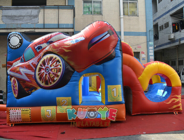 CB591 Cars Mcqueen Bouncy Castle Slide Combo Combo Units for sale 2