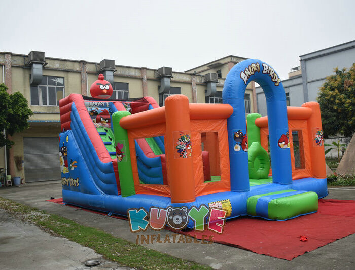 AP132 Facotry Anygry Bird Inflatable Playland Playlands for sale 2