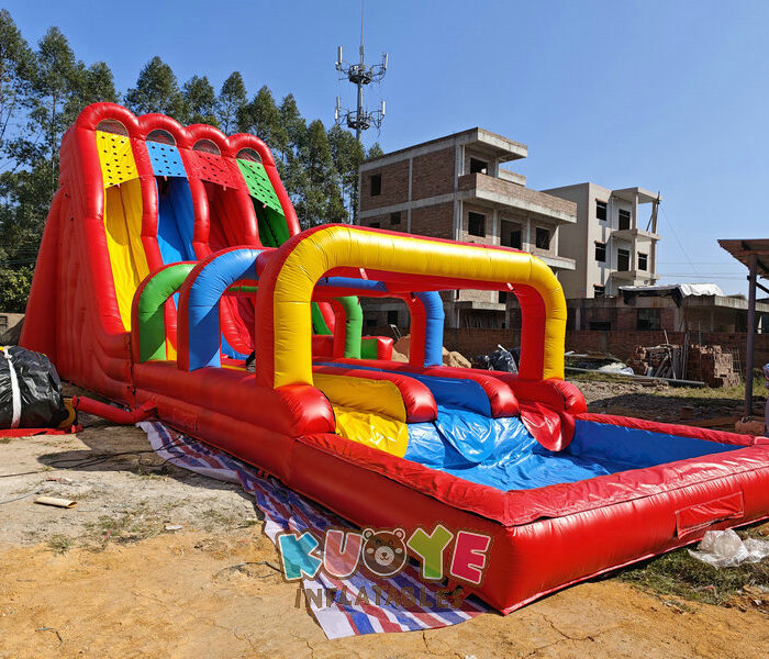 WS398 Triple Lane Slip N Water Slide Water Slides for sale 2
