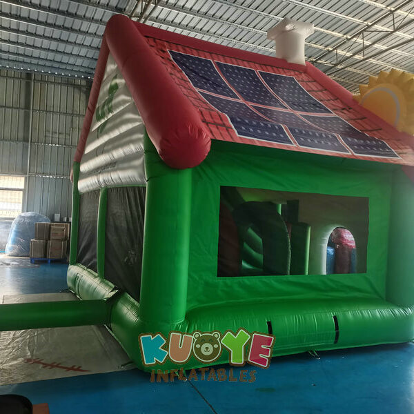 Farm House Bouncy Castle Slide Combo Farm House Bouncy Castle Slide Combo