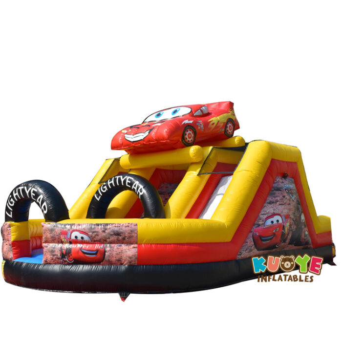 SL207 Cars Inflatable Slide Bounce Inflatable Slides for sale