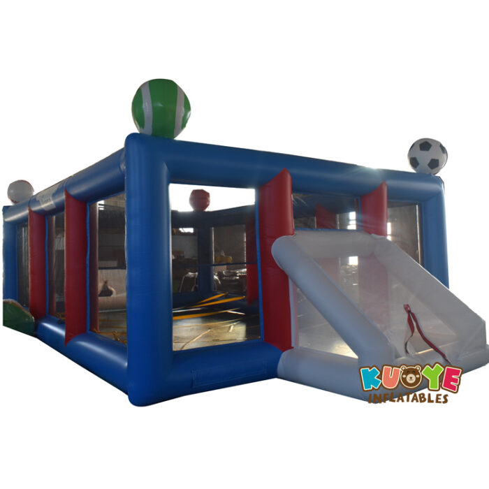 SP274 3 in 1 Inflatable Football Pitch/Soccer Field basketball Court Tennis Court Sports/Interactive Games for sale