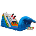 SL203 Inflatable Titanic Adventure Dual Lane Dry High Slide