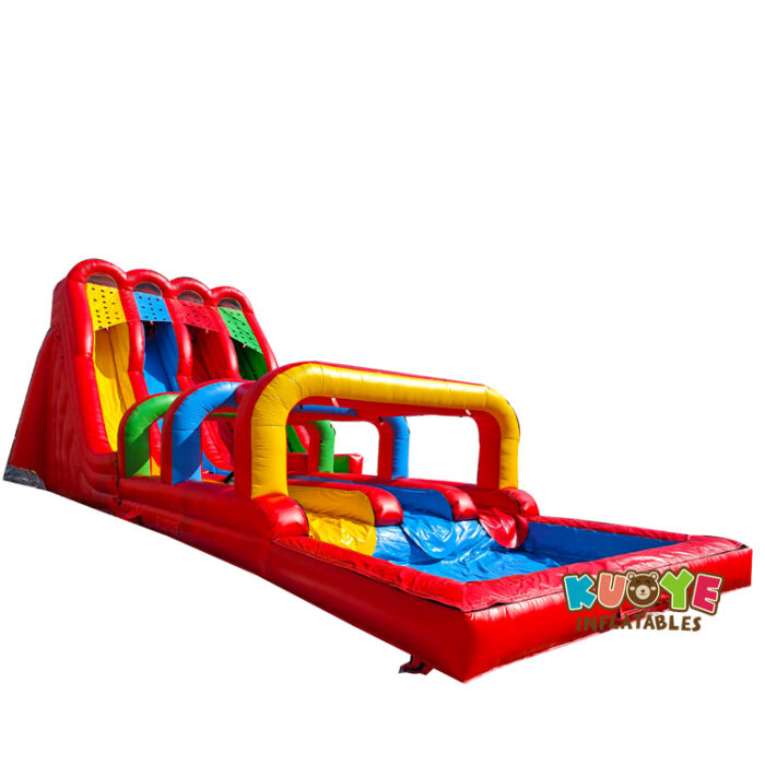 WS398 Triple Lane Slip N Water Slide Water Slides for sale