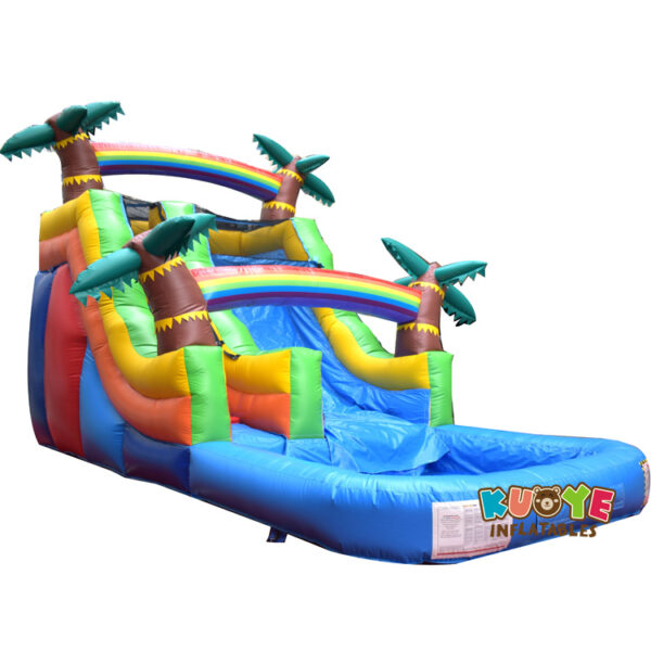 WS399 16FT Tropical Palm Water Slide